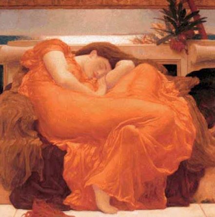 click here to view larger image of Flaming June - Lord Frederic Leighton (chart)