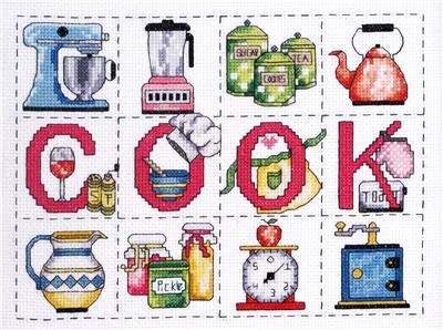 click here to view larger image of Cook Kit (counted cross stitch kit)