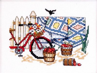 click here to view larger image of Simple Pleasures Kit (counted cross stitch kit)