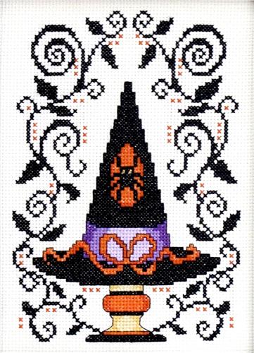 click here to view larger image of Mystic Witch Hat Kit (counted cross stitch kit)