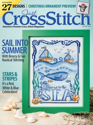 click here to view larger image of Just Cross Stitch 2021 July/August (magazines)