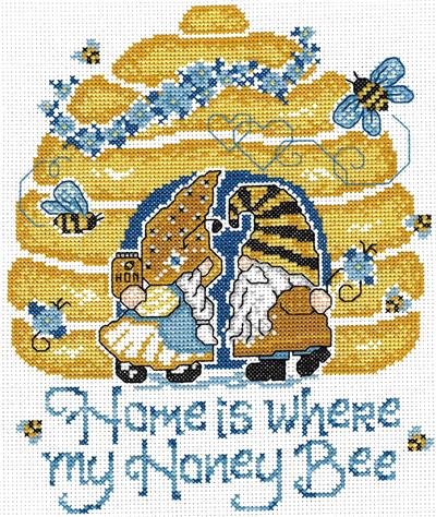 click here to view larger image of My Honey Bee - Ursula Michael (counted cross stitch kit)