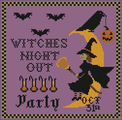 click here to view larger image of Witches Night Out (chart)
