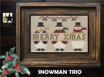 click here to view larger image of Snowman Trio  (chart)