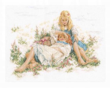 click here to view larger image of Summertime (counted cross stitch kit)