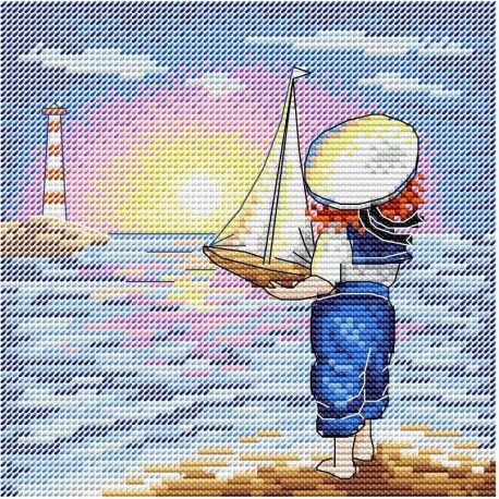 click here to view larger image of Long Journey, A (counted cross stitch kit)