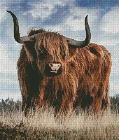 click here to view larger image of Highland Bull (Crop) (chart)