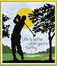 click here to view larger image of Life and Golf (chart)