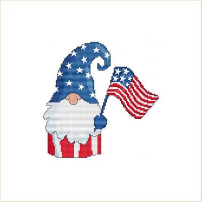 click here to view larger image of Patriotic Flag Gnome (chart)