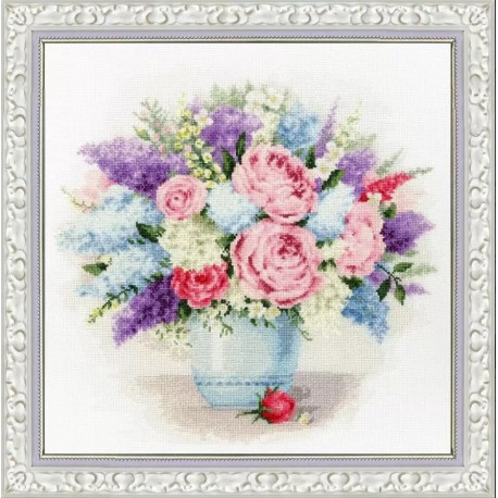 click here to view larger image of Lilac Dreams (counted cross stitch kit)