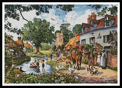 click here to view larger image of Village in Summer, A (chart)