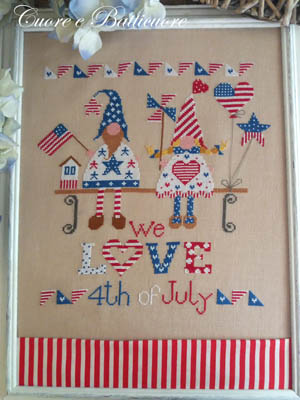 click here to view larger image of 4th of July in Love (chart)