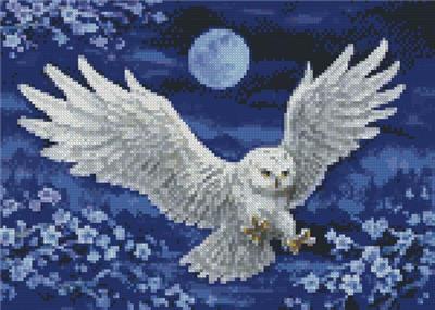click here to view larger image of White Owl (mini) (chart)