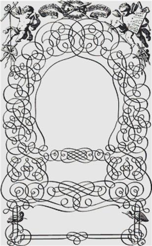 click here to view larger image of Swirling Ornamental Frame (chart)