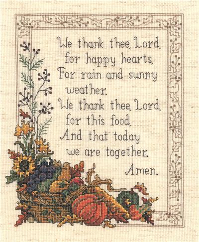 click here to view larger image of We Thank Thee Lord (chart)