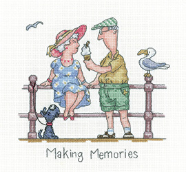 click here to view larger image of Making Memories - (Aida only) (counted cross stitch kit)