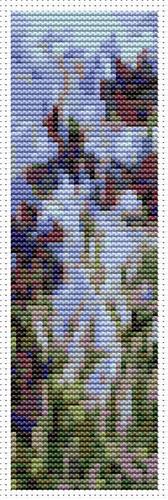click here to view larger image of Irises Bookmark (Claude Monet) (chart)