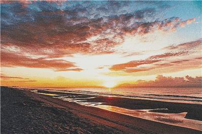 click here to view larger image of Sunrise Over Surfside Beach (chart)