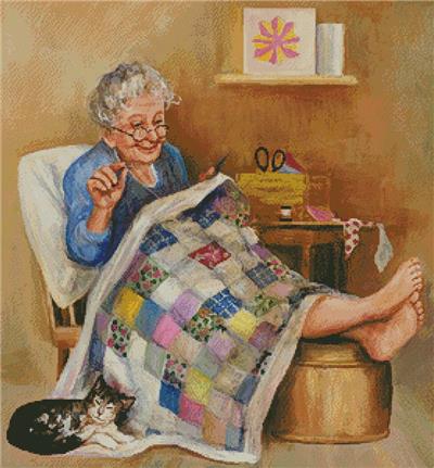 click here to view larger image of Quilting Time (chart)
