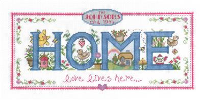 click here to view larger image of Loving Home - Gail Bussi (counted cross stitch kit)