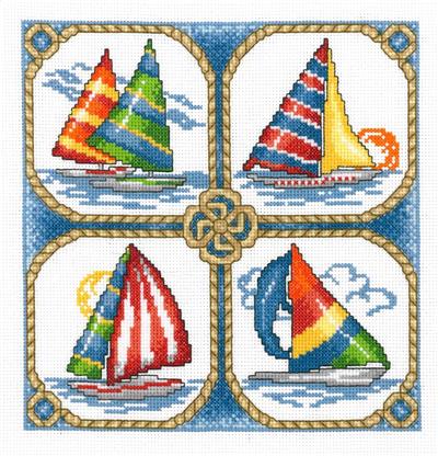 click here to view larger image of Four Sailboats - Ursula Michael (chart)