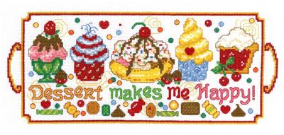 click here to view larger image of Dessert Makes Me Happy - Ursula Michael (chart)