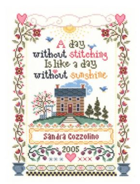 click here to view larger image of Day Without Stitching, A - Sandra Cozzolino (chart)