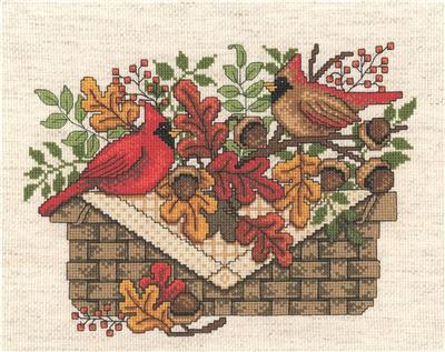 click here to view larger image of Autumn Cardinals (chart)