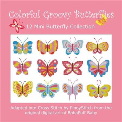 click here to view larger image of Colorful Groovy Butterflies (chart)