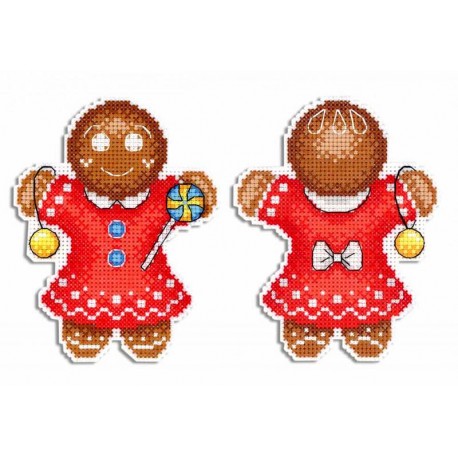 click here to view larger image of Gingerbread Cookie (counted cross stitch kit)