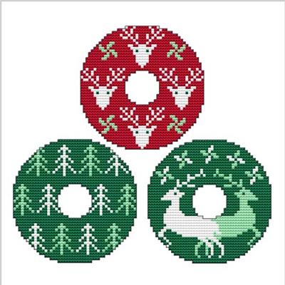 click here to view larger image of Christmas Trio Three - Small Donuts Shape (chart)