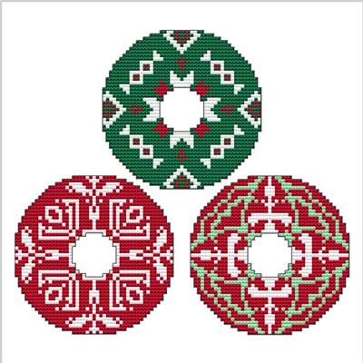 click here to view larger image of Christmas Trio Two - Small Donuts Shape (chart)