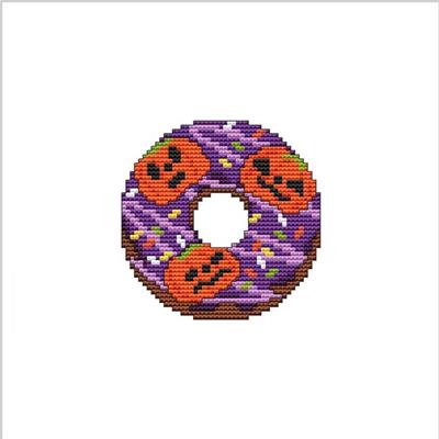 click here to view larger image of Halloween - Small Donuts Shape (chart)