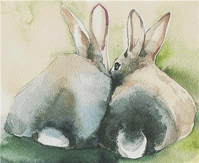 click here to view larger image of Pair of Rabbits (chart)