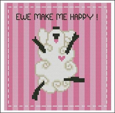 click here to view larger image of Ewe Make Me Happy (chart)
