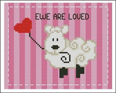 click here to view larger image of Ewe are Loved (chart)