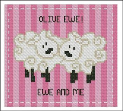 click here to view larger image of Ewe and Me Olive Ewe (chart)