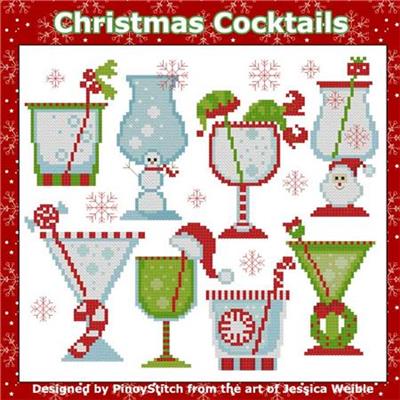 click here to view larger image of Christmas Cocktails Mini Sampler (chart)