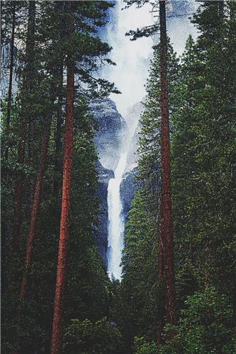 click here to view larger image of Yosemite Falls (chart)