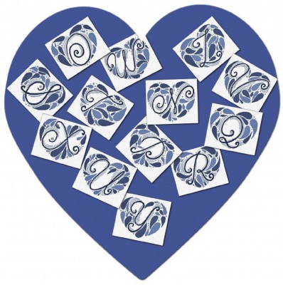 click here to view larger image of Heart Monogram (N-Z) (chart)
