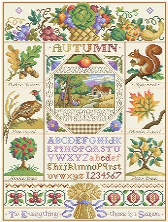 click here to view larger image of Autumn Harvest Sampler (chart)