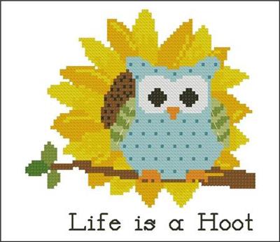 click here to view larger image of Flower Hootie Sunny Sunflower (chart)