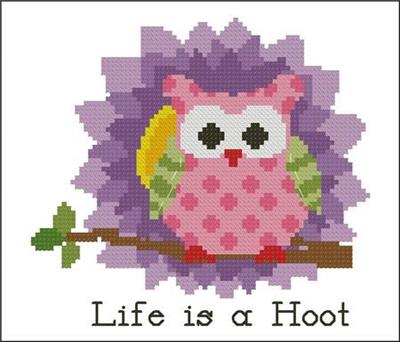 click here to view larger image of Flower Hootie Lilac Blossom (chart)