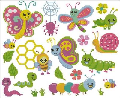 click here to view larger image of Garden Pals Minis (chart)