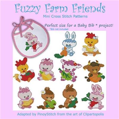 click here to view larger image of Fuzzy Farm Friends (chart)