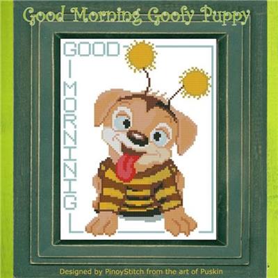 click here to view larger image of Good Morning Goofy Puppy (chart)