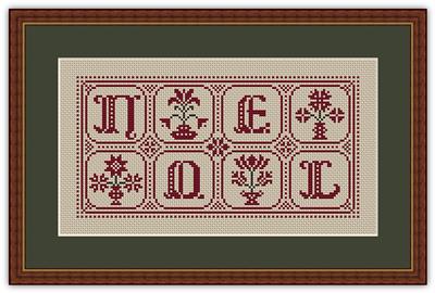 click here to view larger image of Christmas Floral Noel (chart)