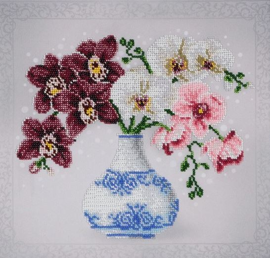 click here to view larger image of Floral Sketch (bead kit)