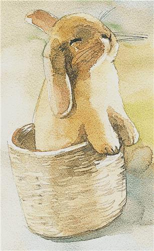 click here to view larger image of Bunny in a Basket (chart)