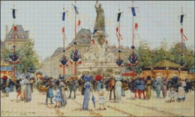 click here to view larger image of Galien-Laloue - Place de Bastille (chart)